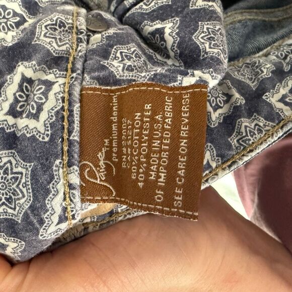 Paige Women’s 27 Canyon Bootcut Jeans Denim - Picture 6 of 6